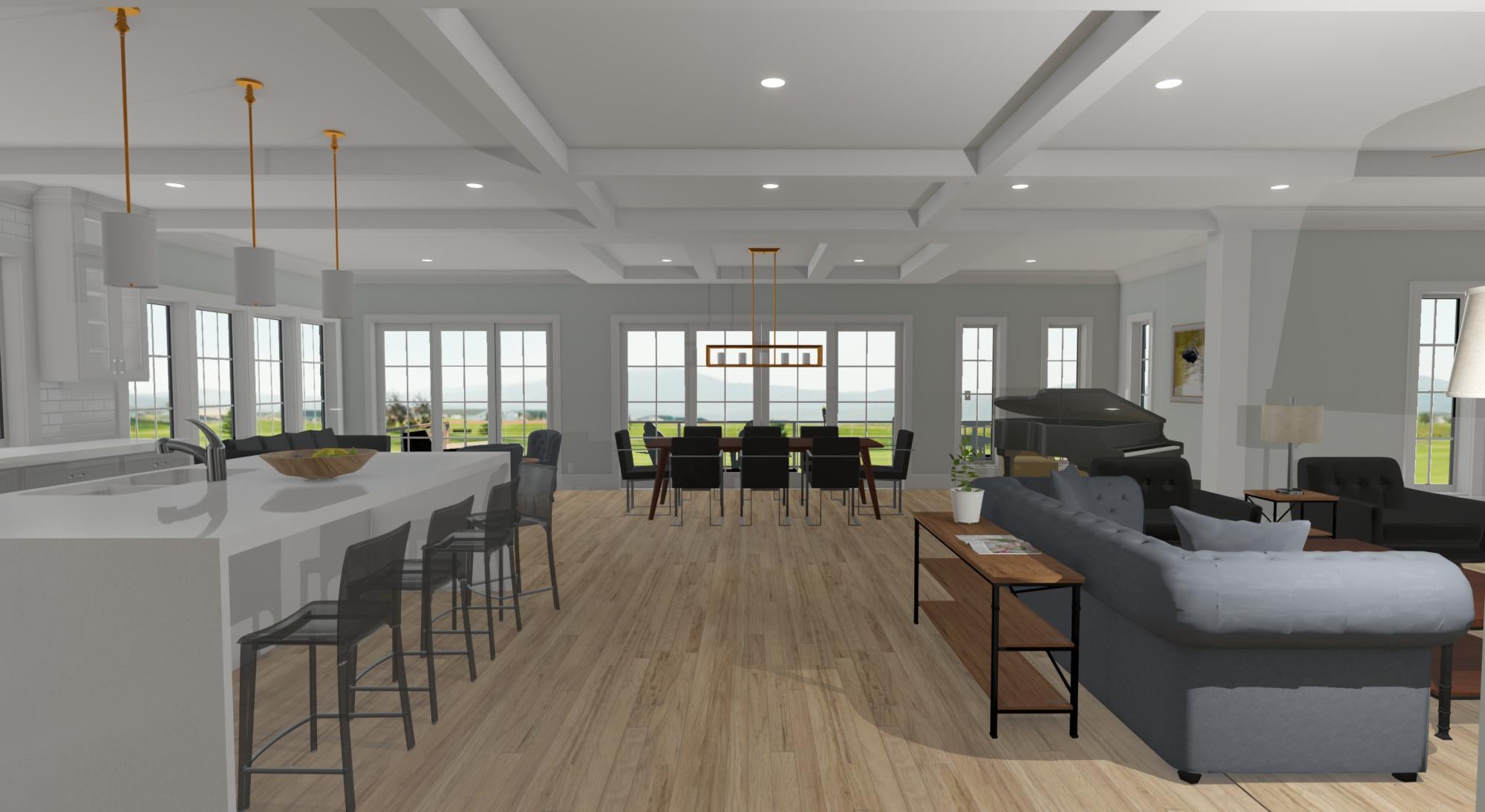 Haddie's Hideaway | Elevated Reverse-Living Coastal House Plan | 3,450 Sq Ft | 4BR 3.5BA