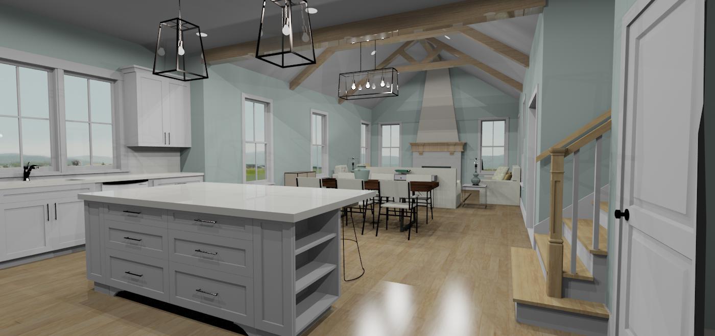 The Warbler | Elevated Coastal Farmhouse House Plan | 2,916 Sq Ft | 4BR 3.5BA