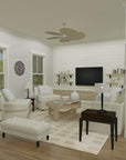 The Yellow House | Compact Cottage House Plan | 840 Sq Ft | 1BR 1.5BA