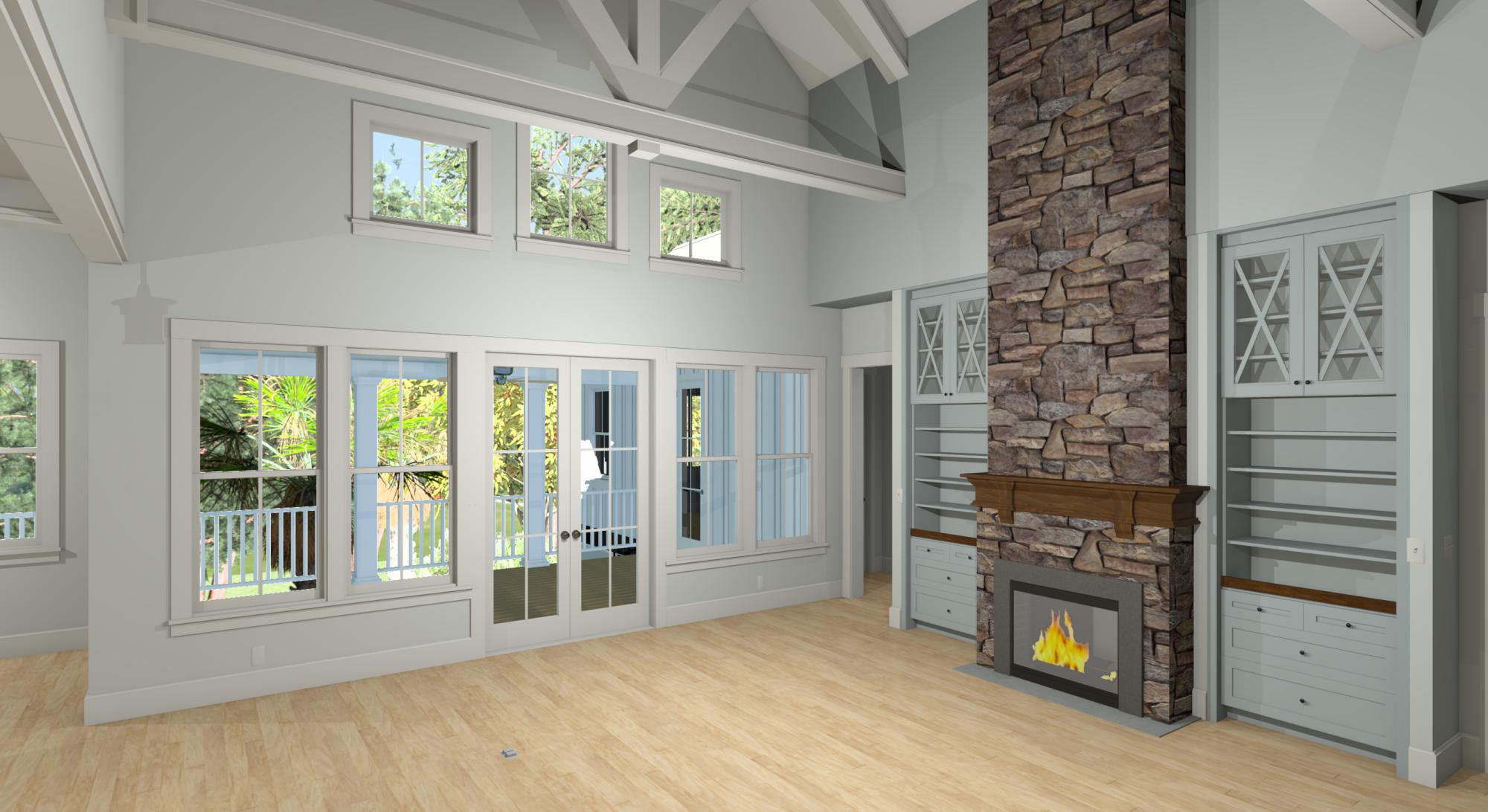 The Quinn | Elevated Coastal Country House Plan | 2,343 Sq Ft | 3BR 3.5BA