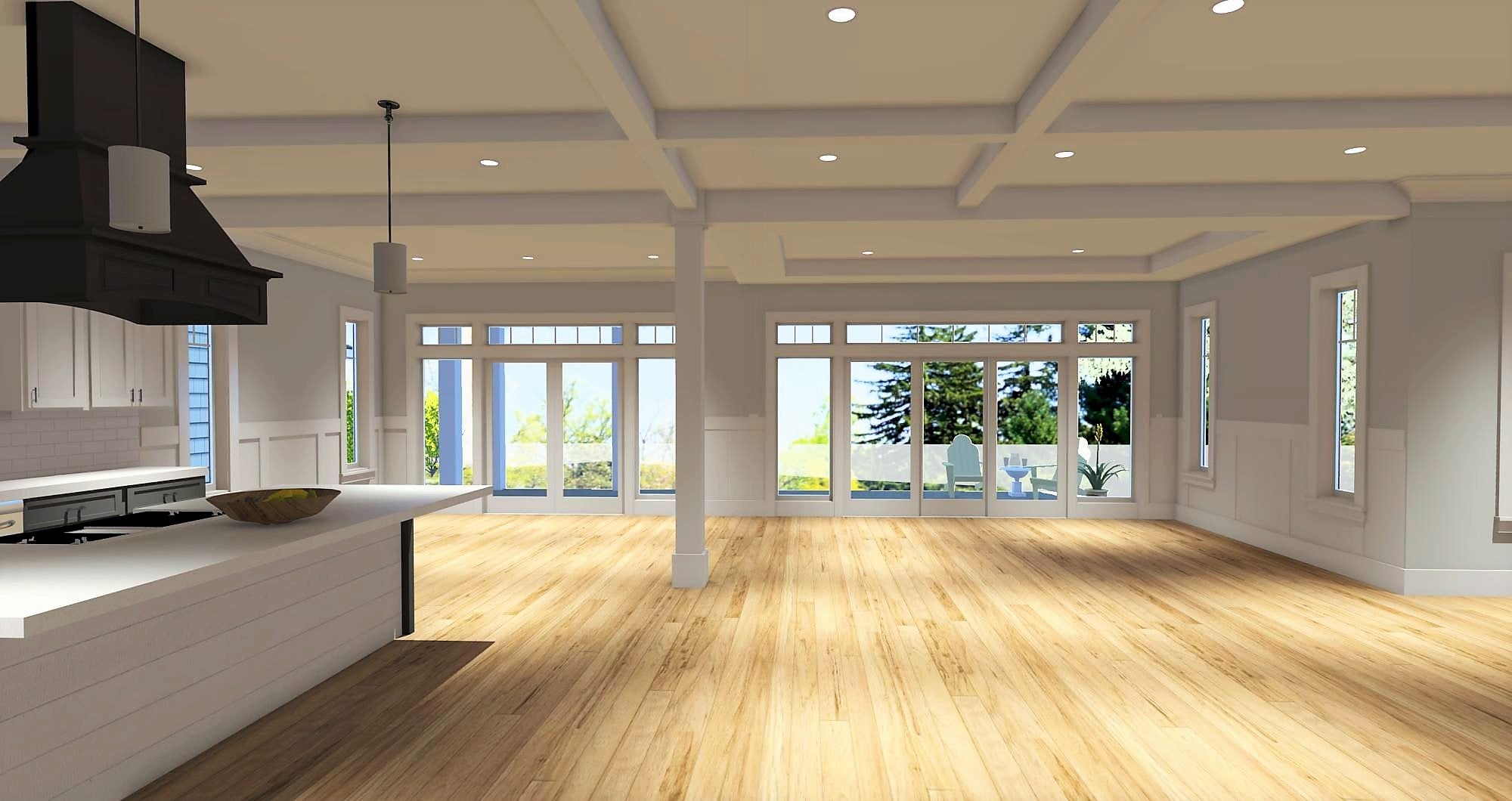 Skipper's Den | Low Country Coastal House Plan | 3,438 Sq Ft | 4-5BR 5BA