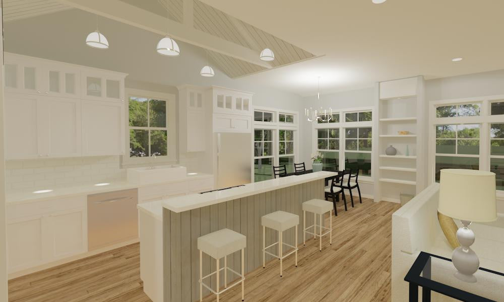 Penny Lane | Coastal Low Country House Plan | 1,815 Sq Ft | 3BR 2.5BA