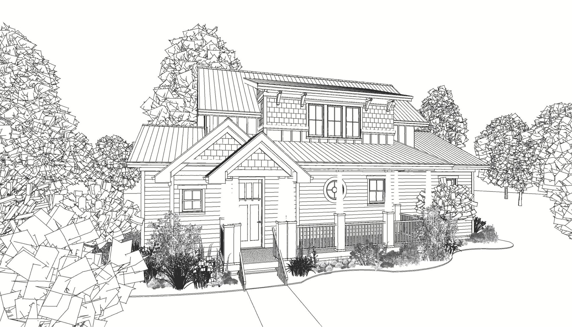 Penny Lane | Coastal Low Country House Plan | 1,815 Sq Ft | 3BR 2.5BA