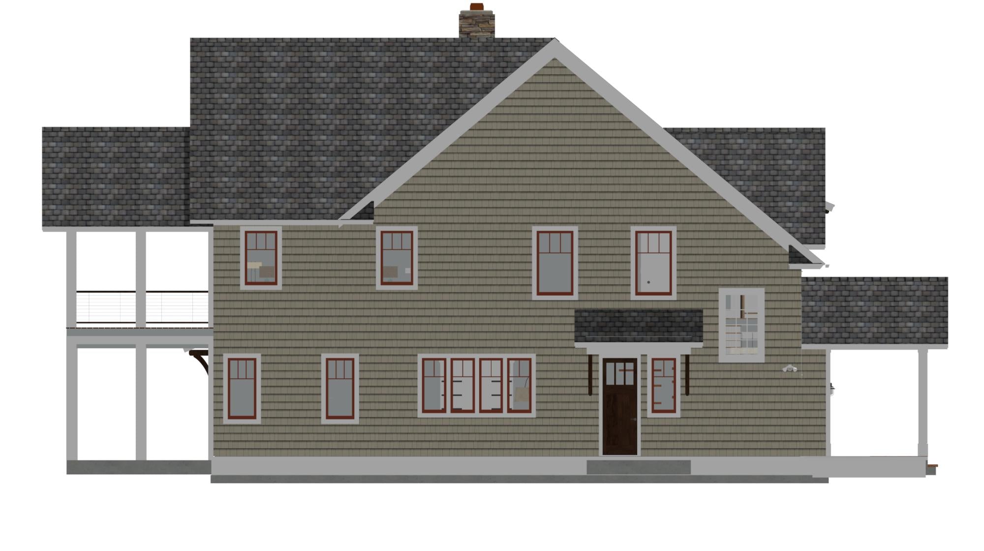 Skipper's Den | Low Country Coastal House Plan | 3,438 Sq Ft | 4-5BR 5BA