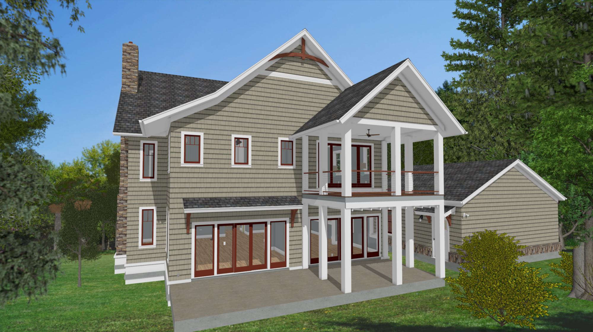 Skipper's Den | Low Country Coastal House Plan | 3,438 Sq Ft | 4-5BR 5BA