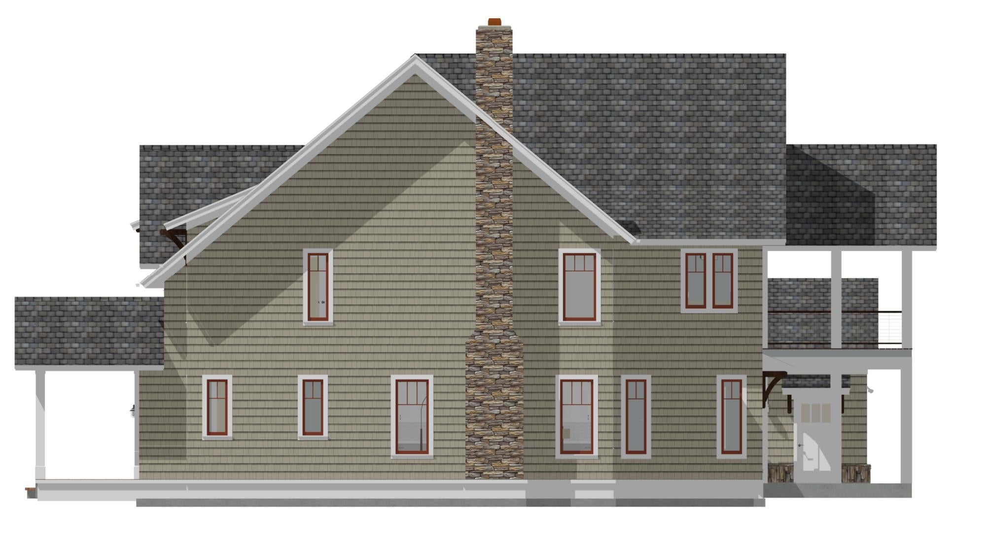 Skipper's Den | Low Country Coastal House Plan | 3,438 Sq Ft | 4-5BR 5BA