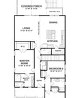 The Holly | Elevated Narrow-Lot Coastal House Plan | 1,495 Sq Ft | 3BR 2.5BA