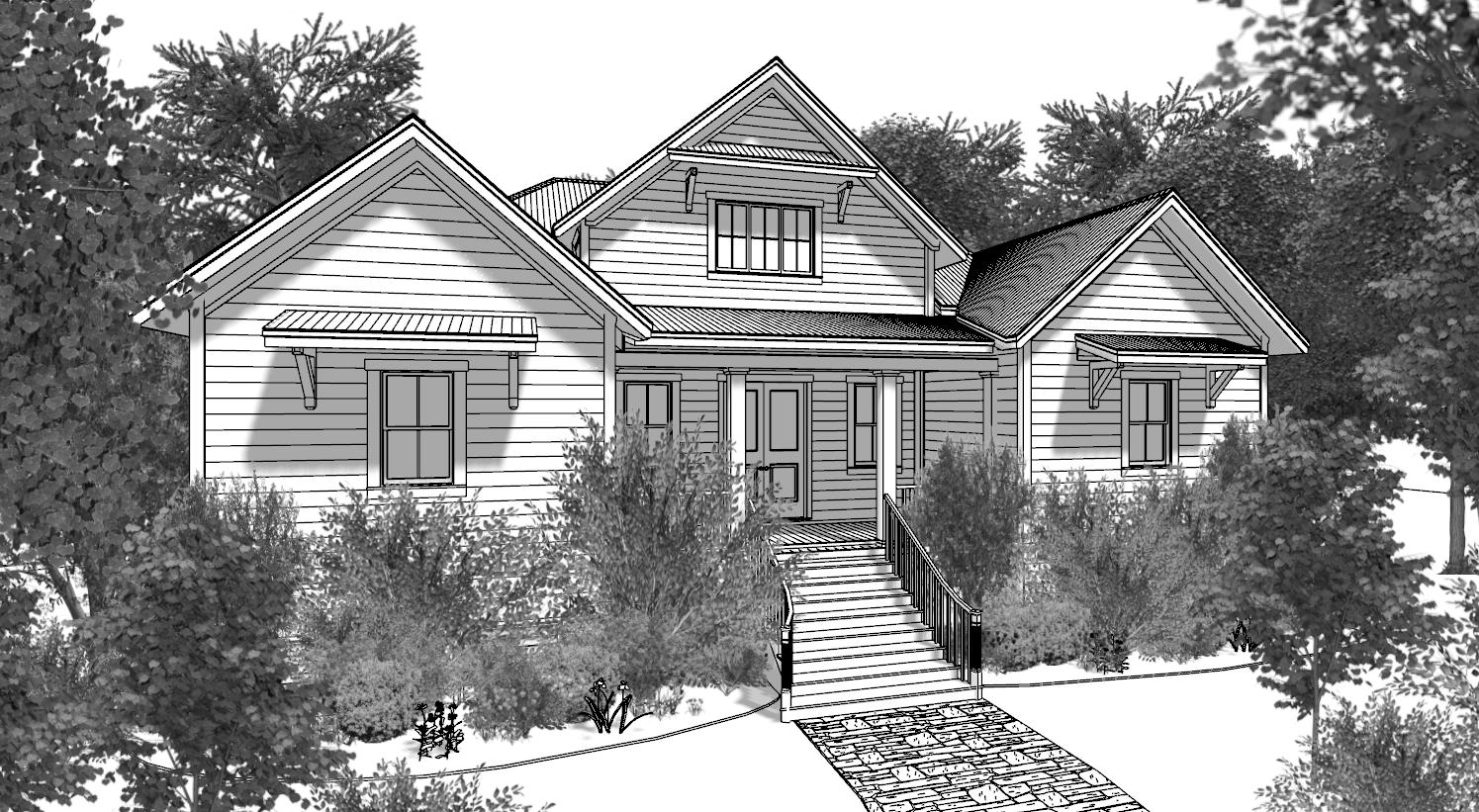 The Quinn | Elevated Coastal Country House Plan | 2,343 Sq Ft | 3BR 3.5BA