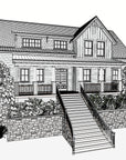 The Warbler | Elevated Coastal Farmhouse House Plan | 2,916 Sq Ft | 4BR 3.5BA