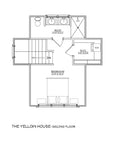 The Yellow House | Compact Cottage House Plan | 840 Sq Ft | 1BR 1.5BA