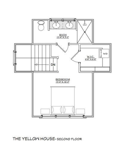 840 Sq. Ft. - The Yellow House